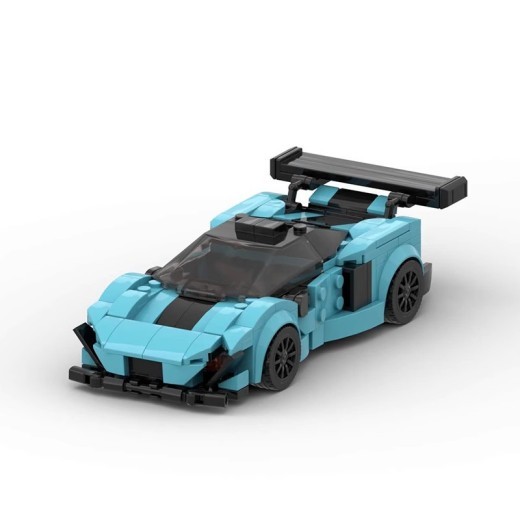 Bloques de construcción compatibles con coches de 8 cuadrículas para hombres