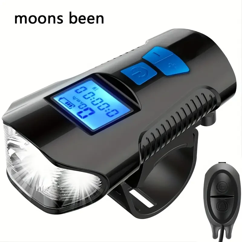 Luces LED para bicicleta, luz delantera/cabezal LED recargable para bicicleta
