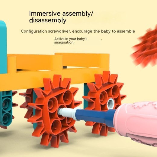 Bloques de construcción de engranajes eléctricos variados para niños, educación científica y educativa