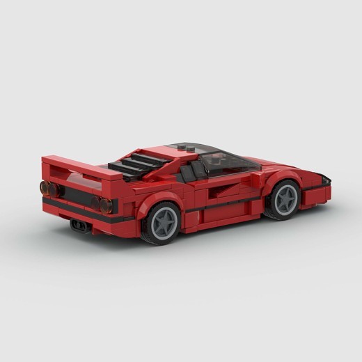 Juguetes de bloques de construcción de coches deportivos para niños