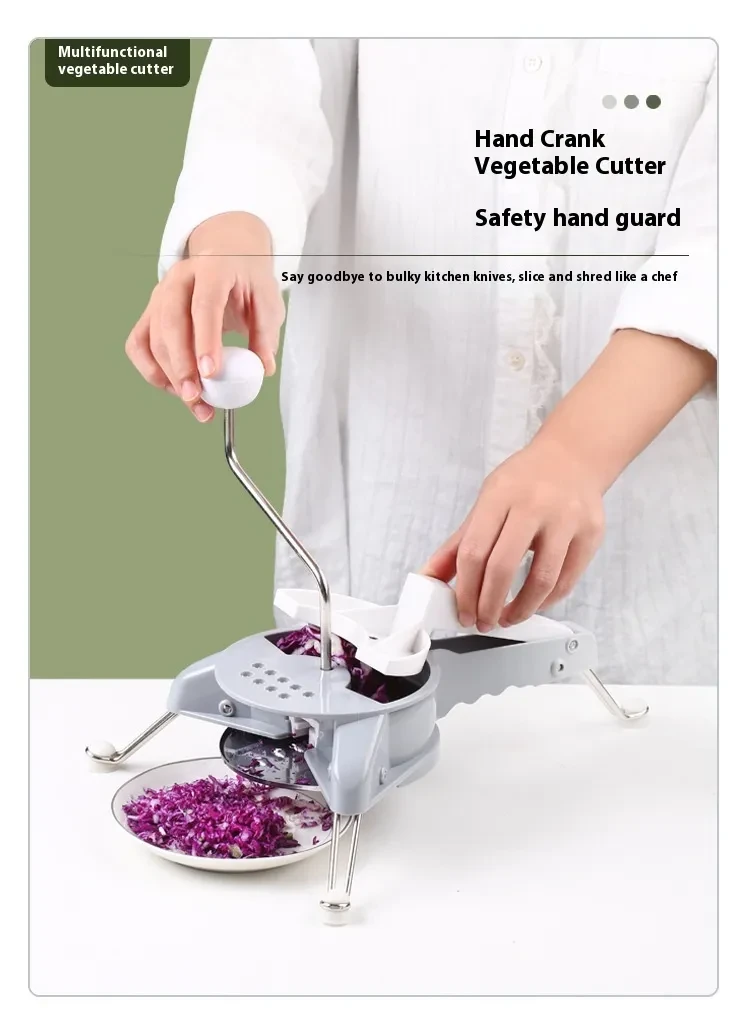 Picadora de verduras multifunción para cocina y hogar