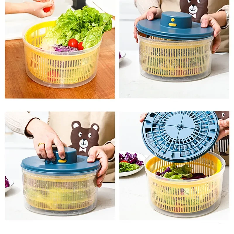 Deshidratador de verduras eléctrico minimalista para cocina casera