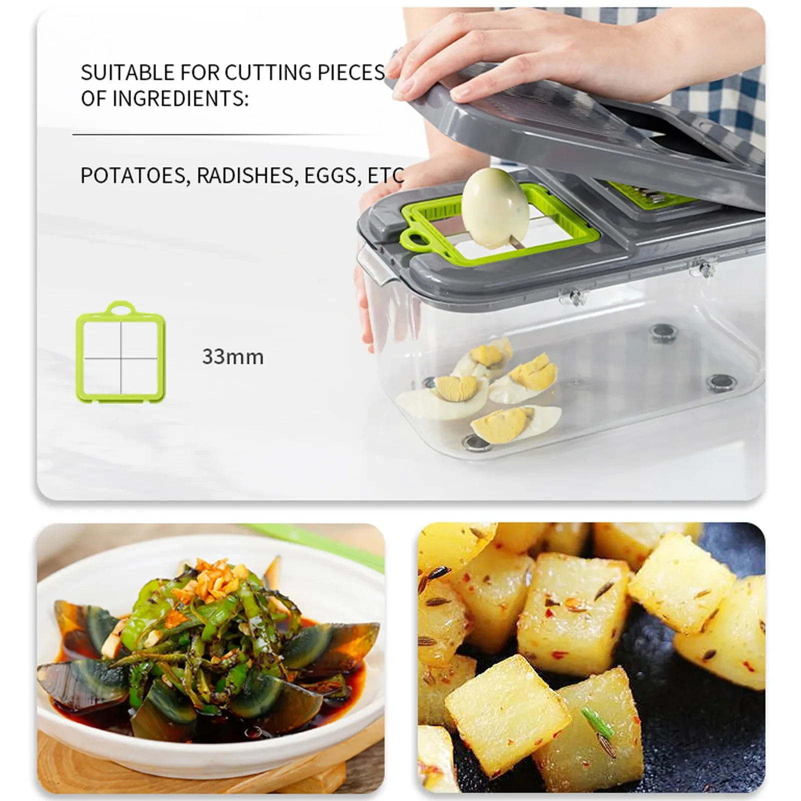 Cortador de verduras multifunción de cocina
