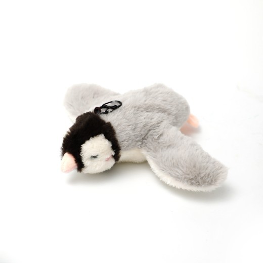Juguete de peluche para mascotas que hace sonido, pez eléctrico, pájaro alado saltando