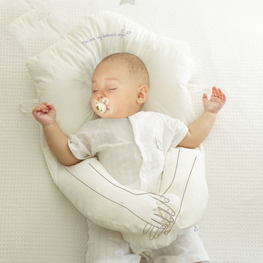 Almohada para bebés de 0 a 3 años, almohada antibacteriana con diseño de estereotipos.