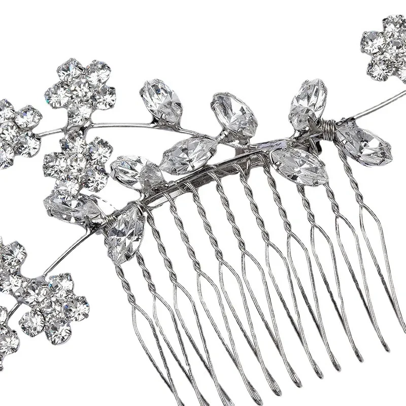 Peineta de flores de moda para mujer, elegante y sencilla.
