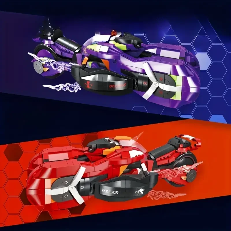 Juego de bloques de construcción de la serie Speed Iron Cavalry (1522 piezas), fabricado en ABS.