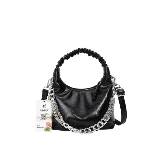 Bolso bandolera plisado de moda para mujer