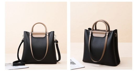 Bolso urbano sencillo y elegante con textura