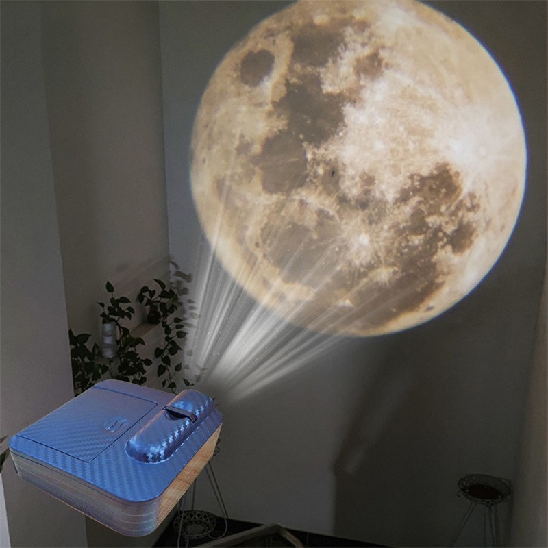 Lámpara de proyección Aurora Moon Galaxy