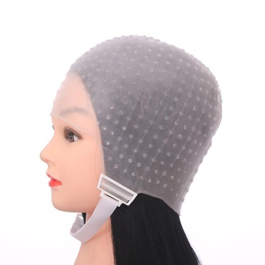 Herramienta de silicona para teñir el cabello con aguja resaltadora para peluquería