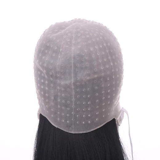 Herramienta de silicona para teñir el cabello con aguja resaltadora para peluquería