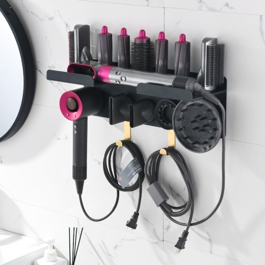 Estante de almacenamiento para rizador de pelo, soporte para secador de pelo de peluquería