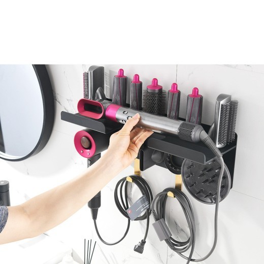 Estante de almacenamiento para rizador de pelo, soporte para secador de pelo de peluquería