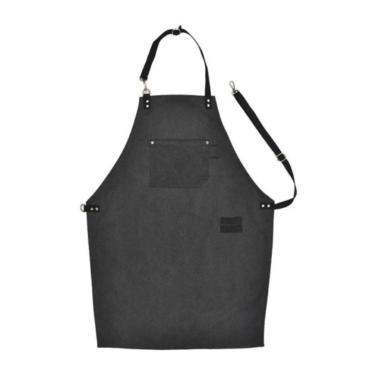 Delantal de lona gruesa para peluquería, panadería, cafetería y jardinería.