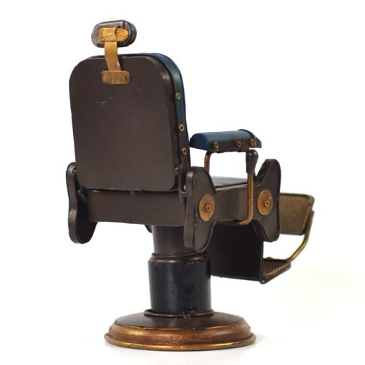 Silla de barbería americana de hojalata creativa de cajero