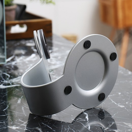 Soporte vertical para secador de pelo No Punch Barber Shop