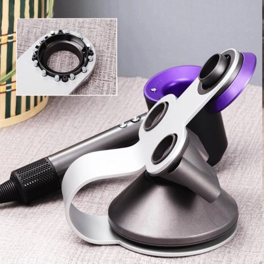 Soporte vertical para secador de pelo No Punch Barber Shop