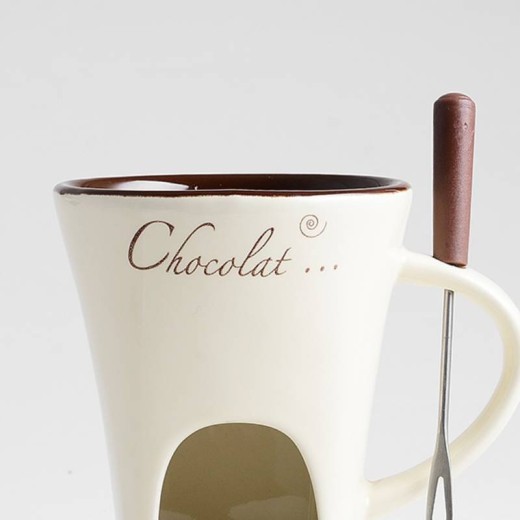 Juego de tazas para fondue, miniollas personales para fondue, kit para hacer fondue de chocolate, queso, helado, taza individual para derretir mantequilla, calentador pequeño, utensilios de cocina