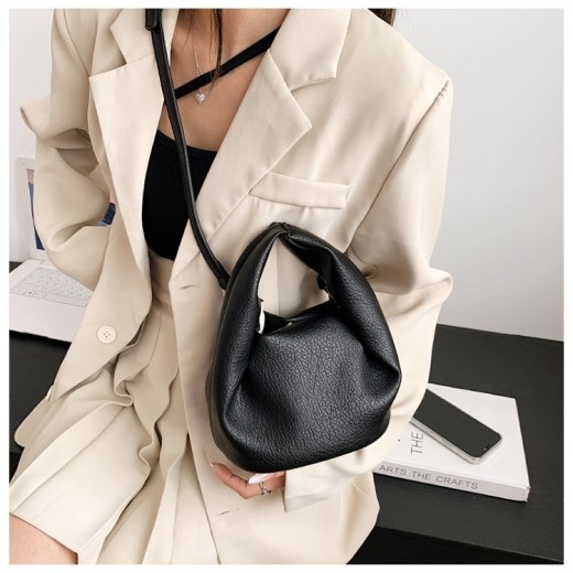Bolso bandolera portátil plisado de alta calidad para mujer