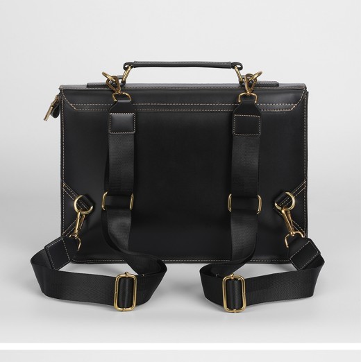 Bolso retro portátil de un solo hombro para computadora portátil