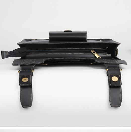 Bolso retro portátil de un solo hombro para computadora portátil