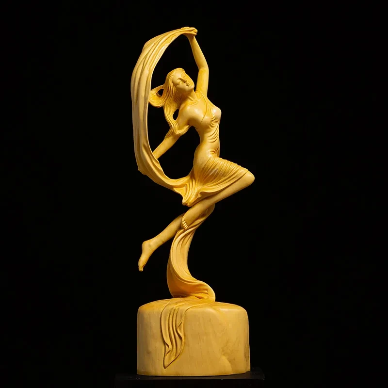 Artesanías Figuras de belleza Adornos tallados en madera