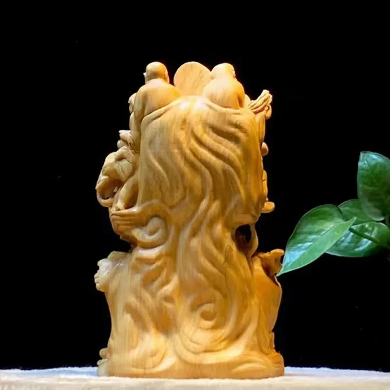 Talla de madera de tuya: 18 estatuas de Buda Arhat