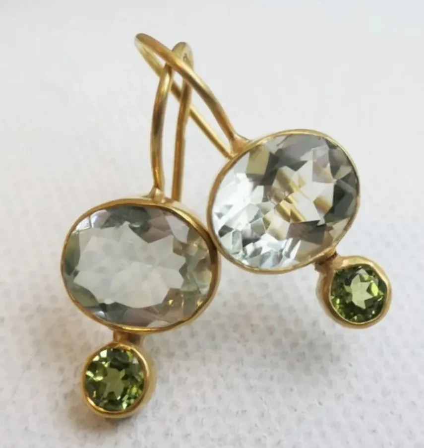 Pendientes femeninos creativos, personalizados y de moda retro