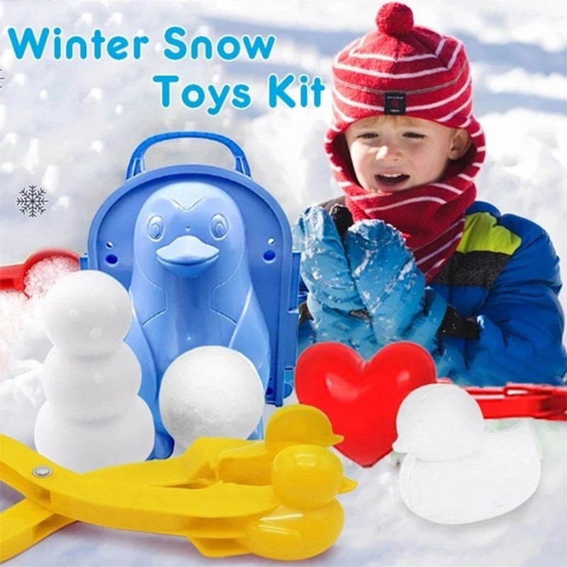 Kit de 8 juguetes de nieve de invierno