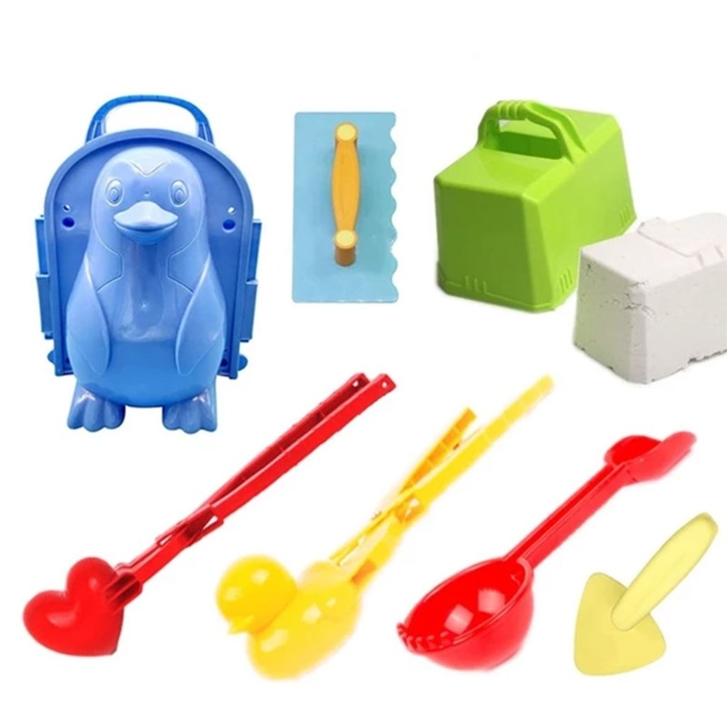 Kit de 8 juguetes de nieve de invierno