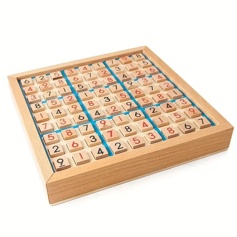 Juego de sudoku de madera