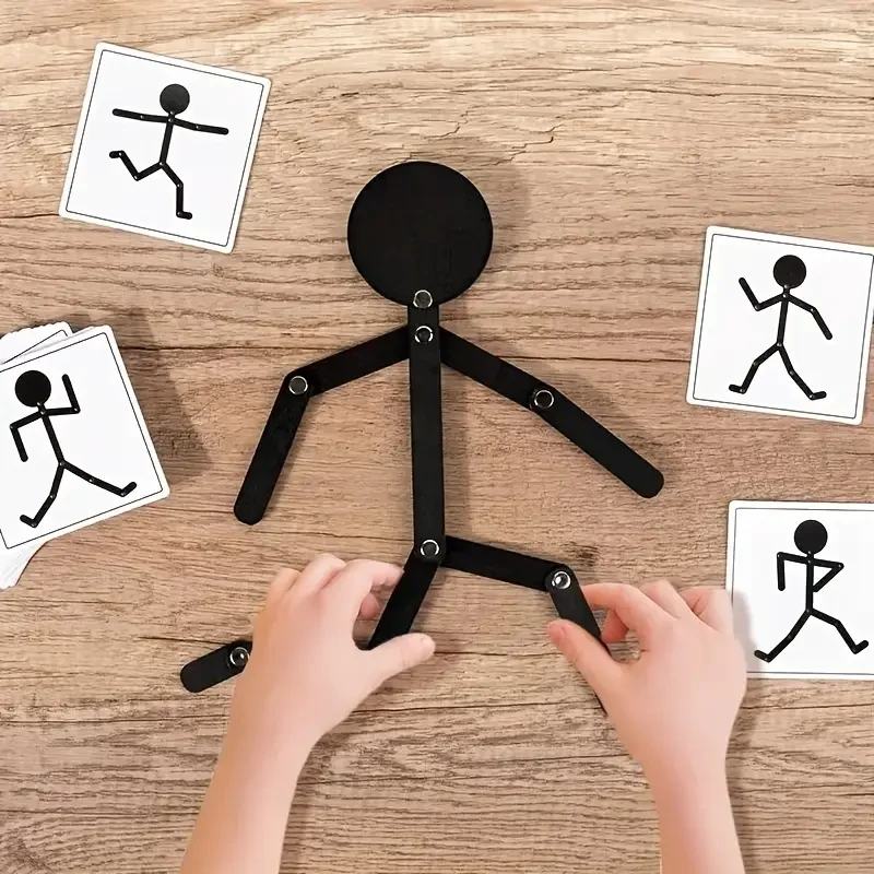 Pequeño juego de rompecabezas creativo de madera