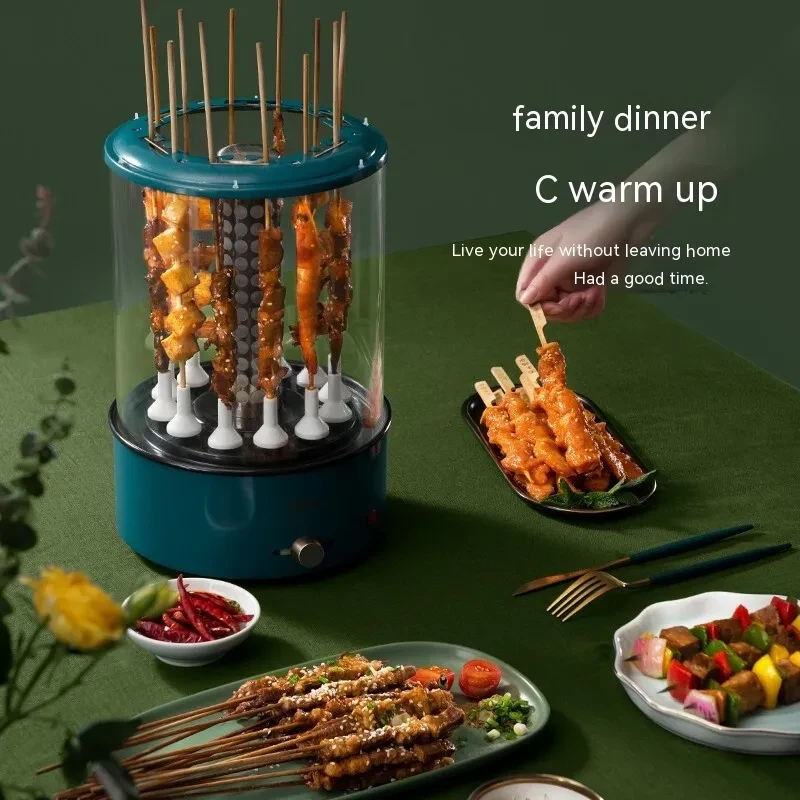 Máquina automática para hacer brochetas sin humo multifunción