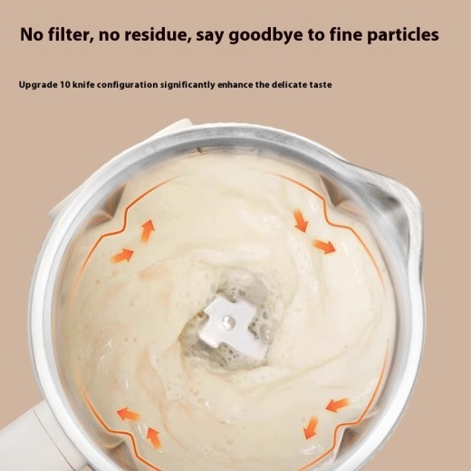 Mini máquina de leche de soja sin filtro para el hogar, automática, para triturar leche de soja.