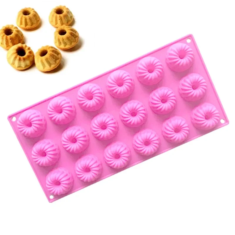 Molde de silicona Kelilu para tartas, 18 mousse, redondo, pudín, gelatina, utensilios para hornear