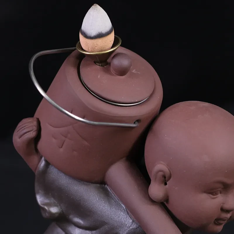Quemador de incienso de sándalo Little Monk