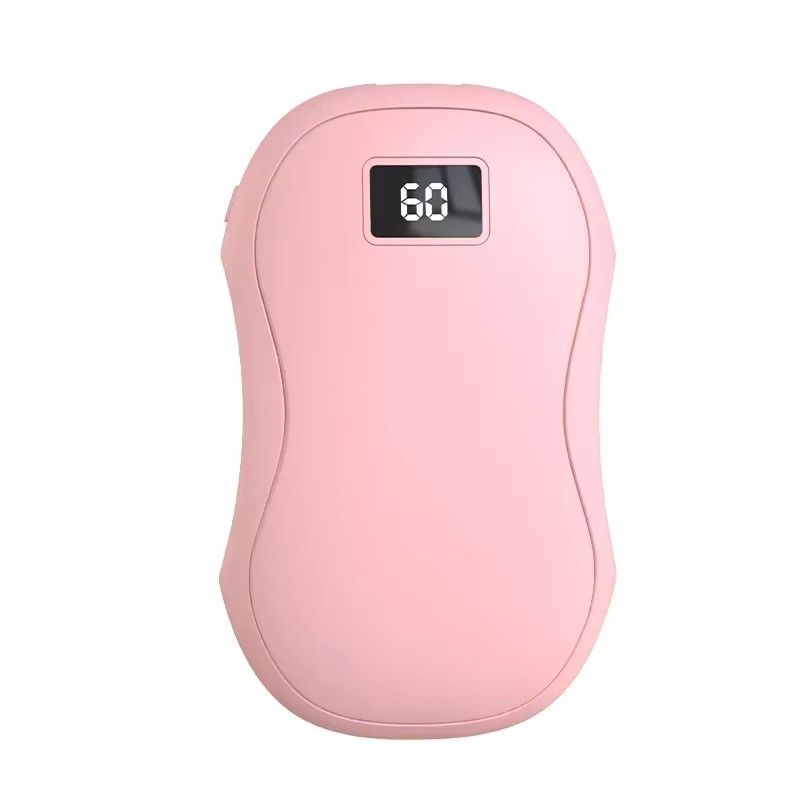 Calentador de manos portátil de 50000 mAh, gran capacidad, eléctrico, calentamiento rápido, batería de doble cara.