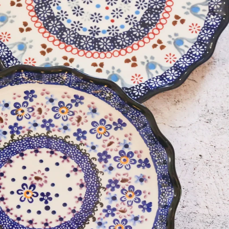 Molde para hornear de porcelana de alta temperatura con esmaltado
