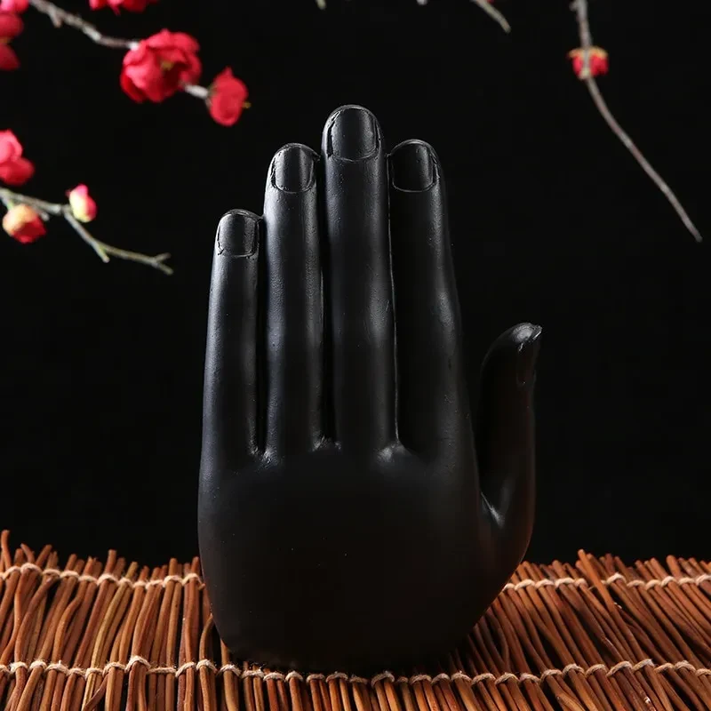 Estatua de Buda tailandesa de resina verde, escultura hecha a mano, figura budista hindú Fengshui, meditación para el hogar