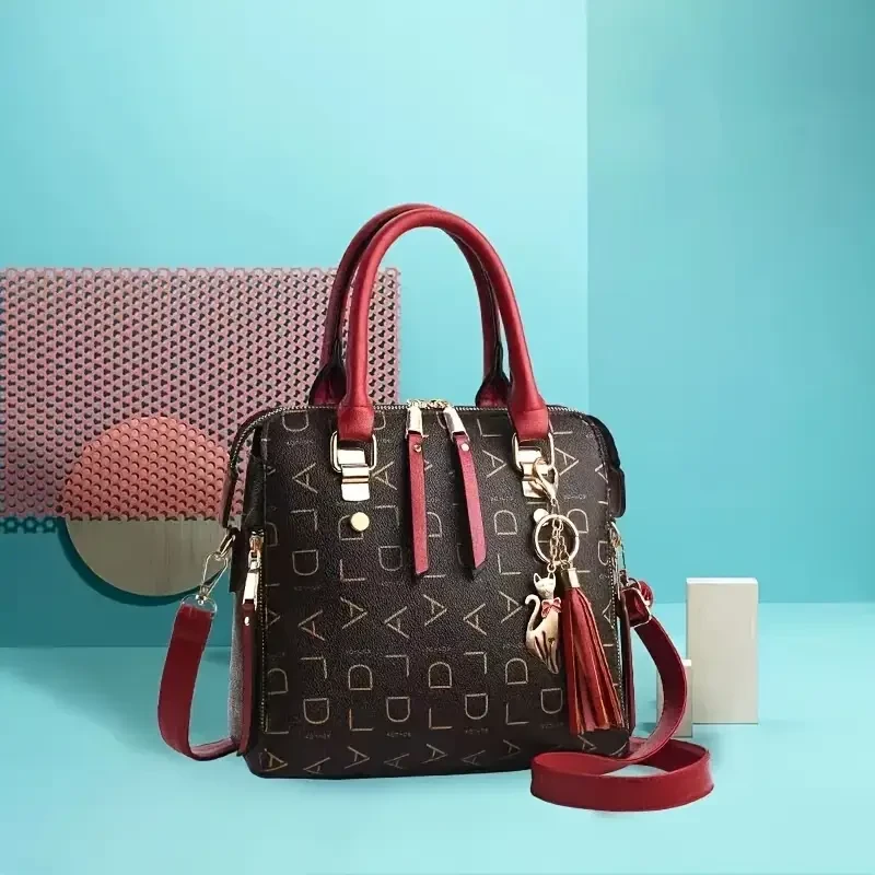 Bolso de mano de diseñador vintage, bolso de hombro