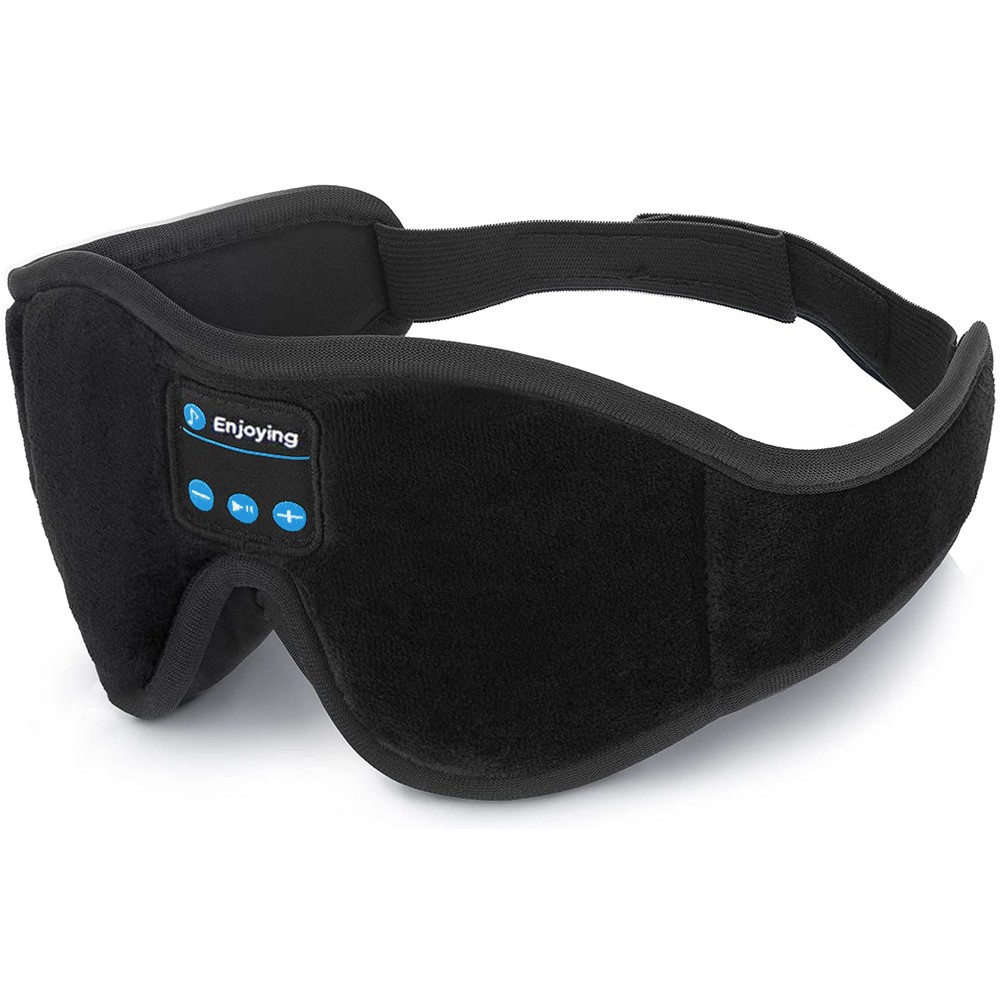 Antifaz 3D Bluetooth para dormir con altavoces HD: relajación y ayuda para dormir en viajes y en casa