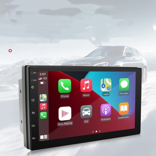 Navegación universal por computadora Carplay, reproductor MP5, navegación GPS, radio integrada