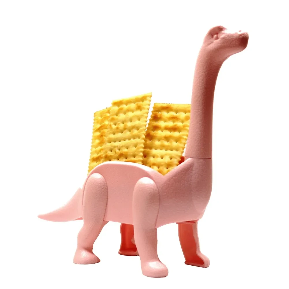 Soporte de plástico para alimentos con forma de dinosaurio de grado alimenticio, soporte para burritos de harina de maíz, soporte para tacos, expositores de alimentos, estante para alimentos de cocina