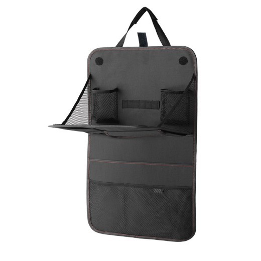 Bolsa de almacenamiento para el respaldo del asiento del coche, bolsa organizadora para el coche, bandeja plegable para la mesa del comedor, bolsa de almacenamiento de viaje, accesorios para el interior del coche