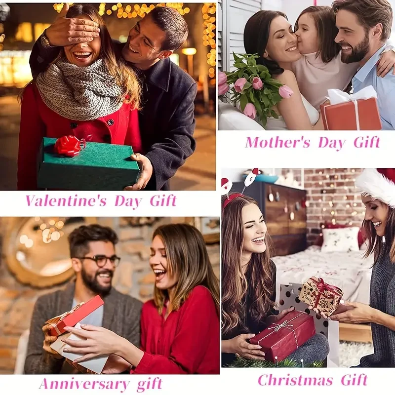 Encantadora rosa LED en cúpula de cristal: regalo perfecto para el Día de la Madre, bodas, San Valentín y más.