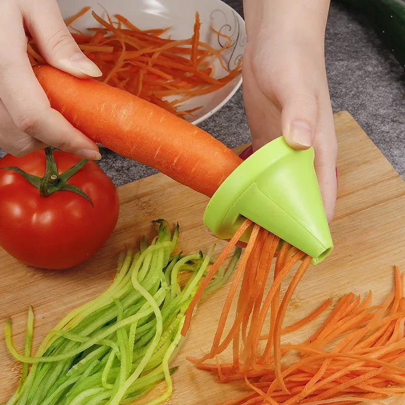 Rallador espiral multifuncional para cocina, cortador de verduras
