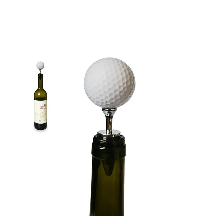 Tapón de vino de golf creativo Tapón de botella de vino de aleación de zinc creativo