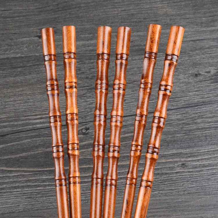 Palillos de bambú cocidos