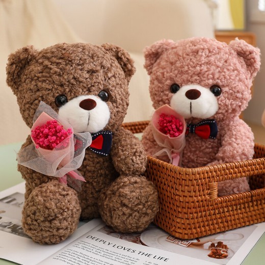 Muñeca oso rosa, regalo de San Valentín para niñas